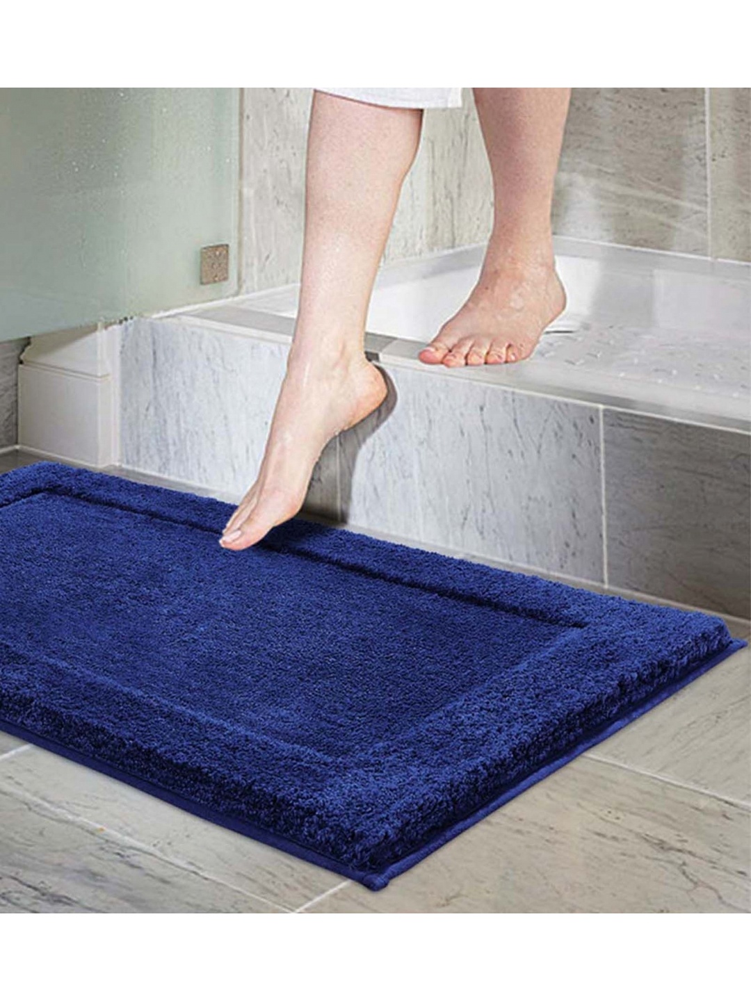 

Freelance Navy Blue 2200 GSM Microfibre Bath Rug