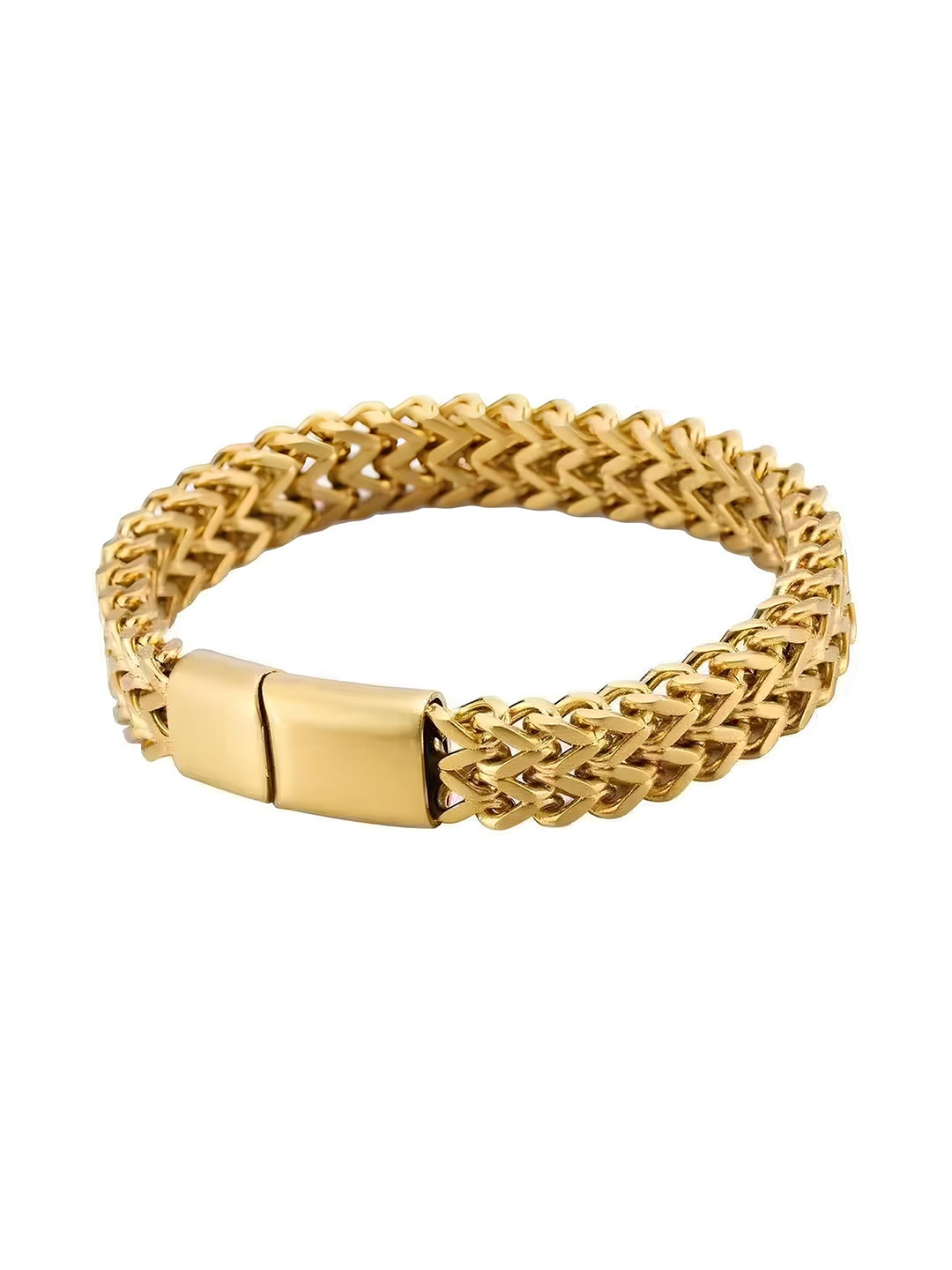 

KARISHMA KREATIONS Unisex Gold-Plated Link Bracelet