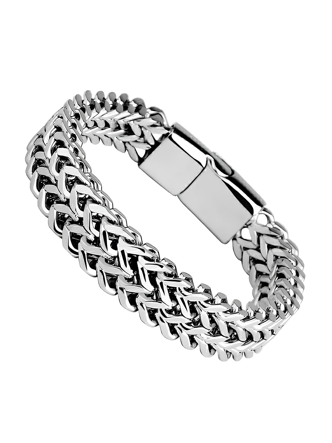 

KARISHMA KREATIONS Unisex Silver-Plated Wraparound Bracelet