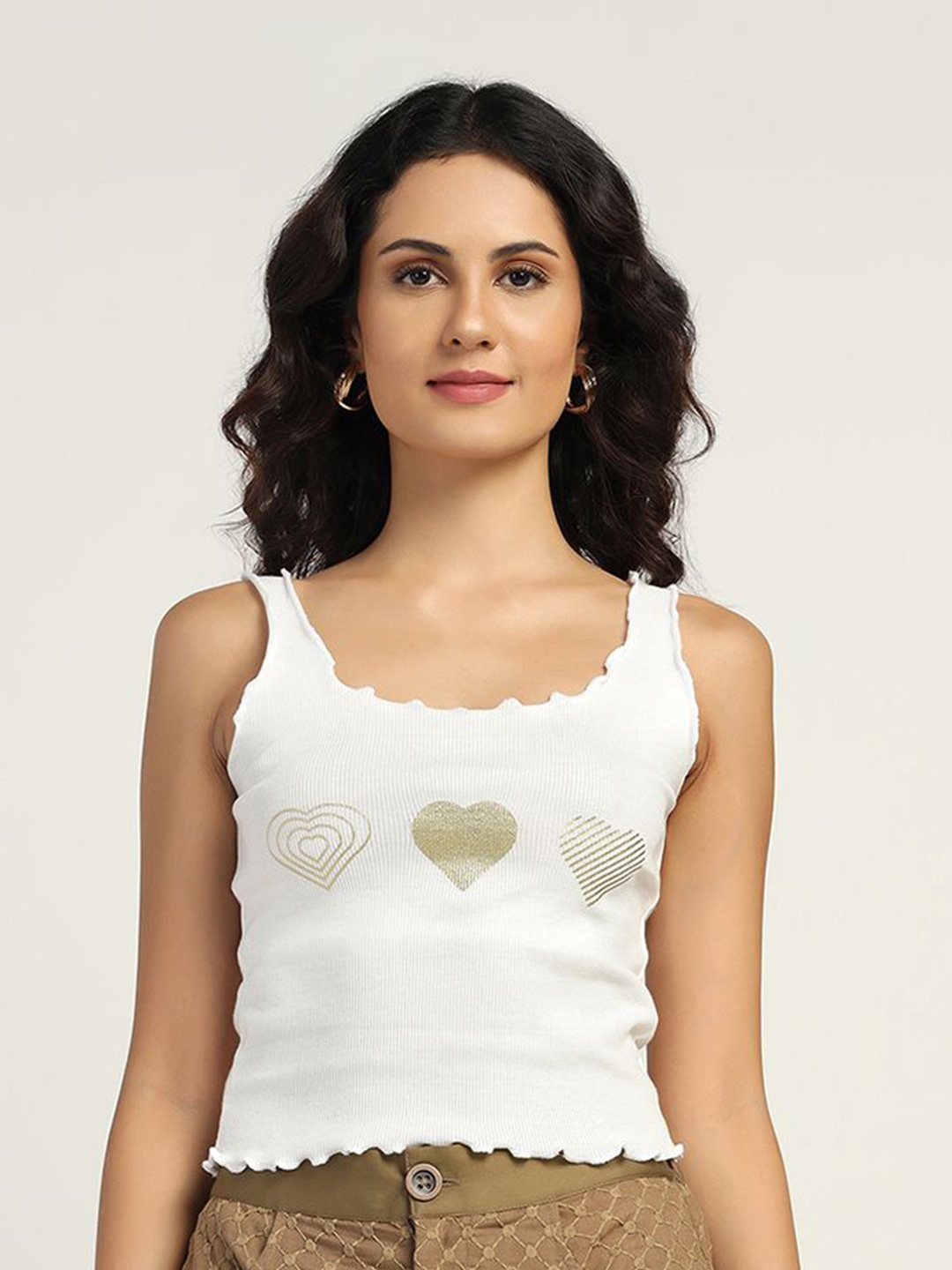 

LELA Cotton Top, White