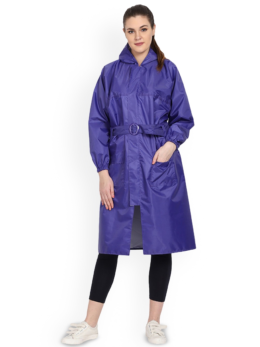 

Zacharias Waterproof Hooded Rain Jacket, Purple