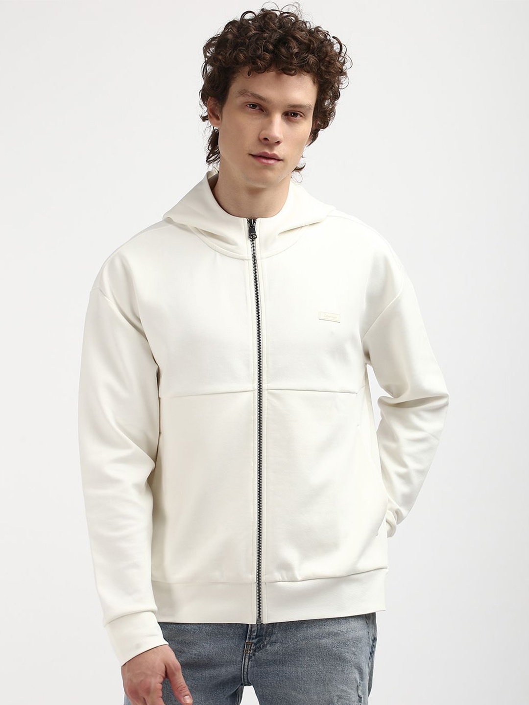 

Calvin Klein Men Cotton Sweatshirt, Off white