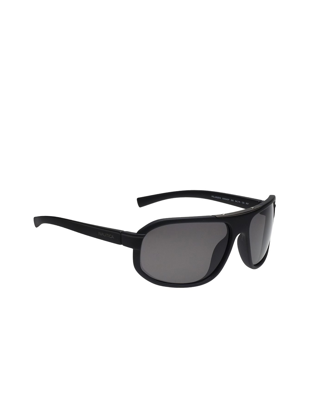 

Nautica Men Sports Sunglasses with Polarised and UV Protected Lens Nautica 3624P 005 64 S, Grey