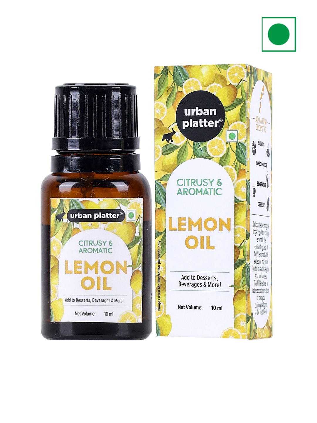 

URBAN PLATTER Lemon Oil-10ml, Transparent