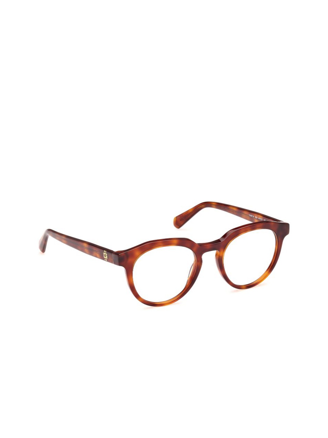 

GUESS Men Abstract Full Rim Round Frames, Brown