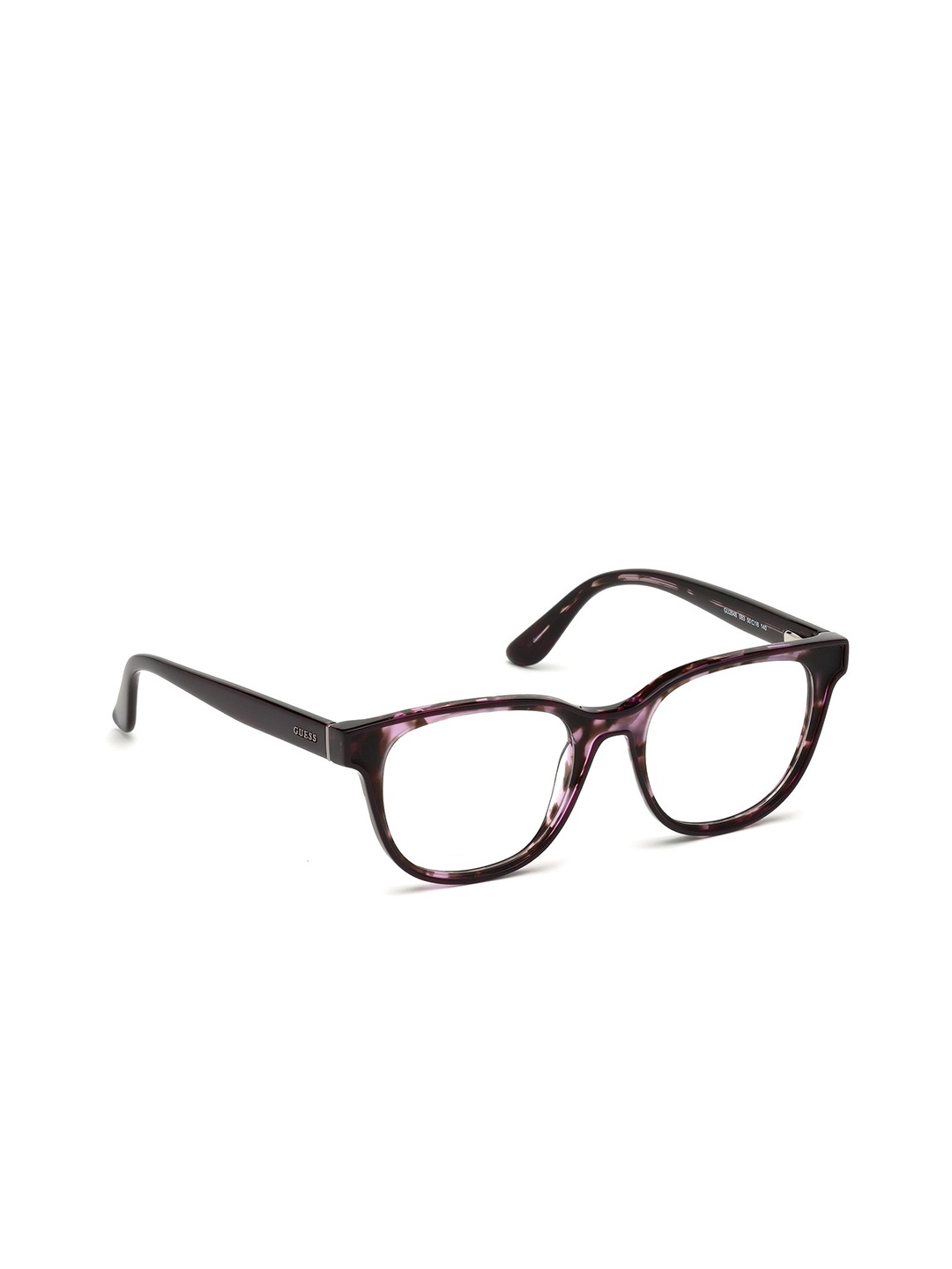 

GUESS Women Abstract Full Rim Square Frames, Purple