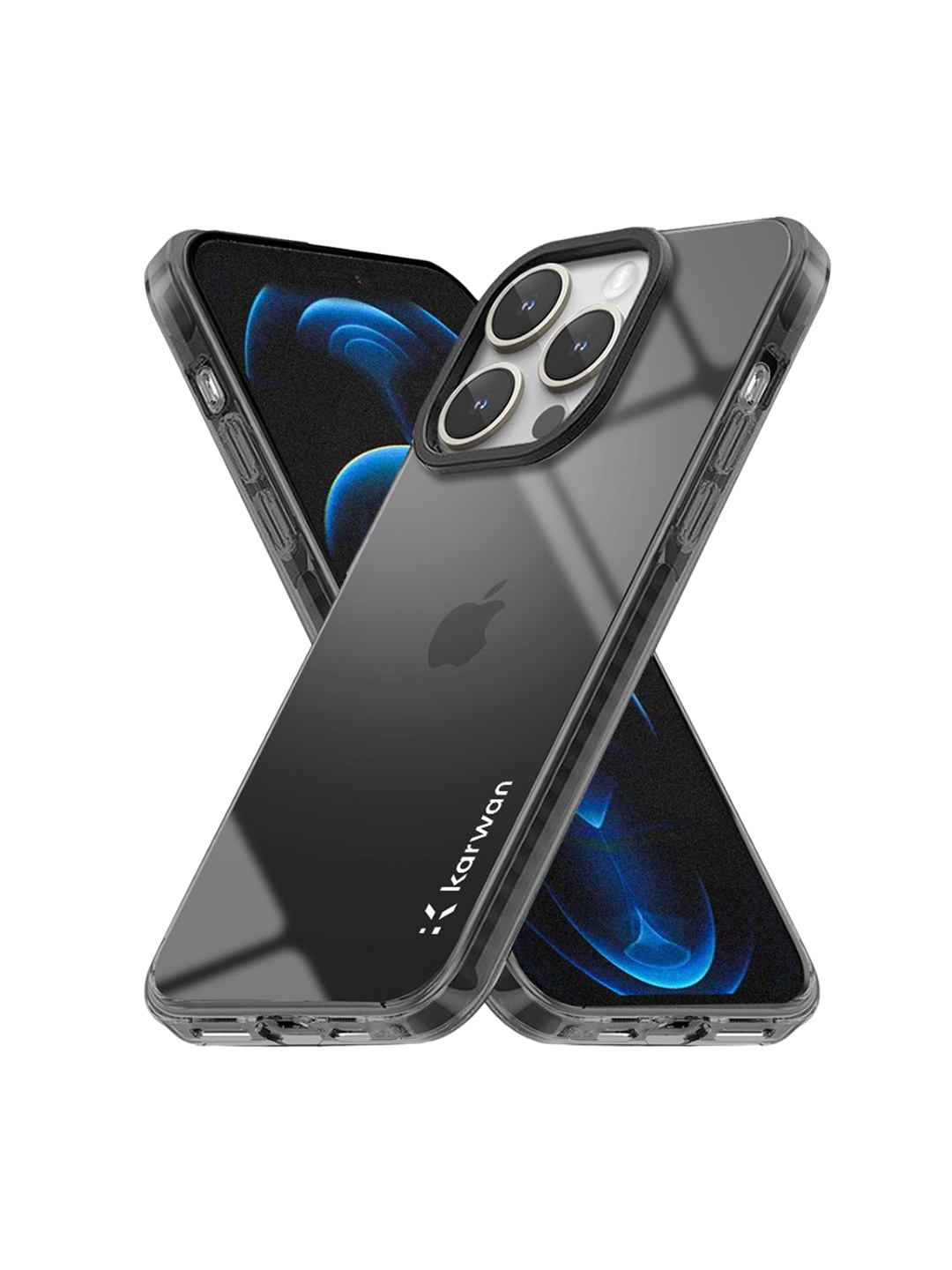 

Karwan Solid Printed iPhone 11 Pro Back Case Mobile Accessories, Black