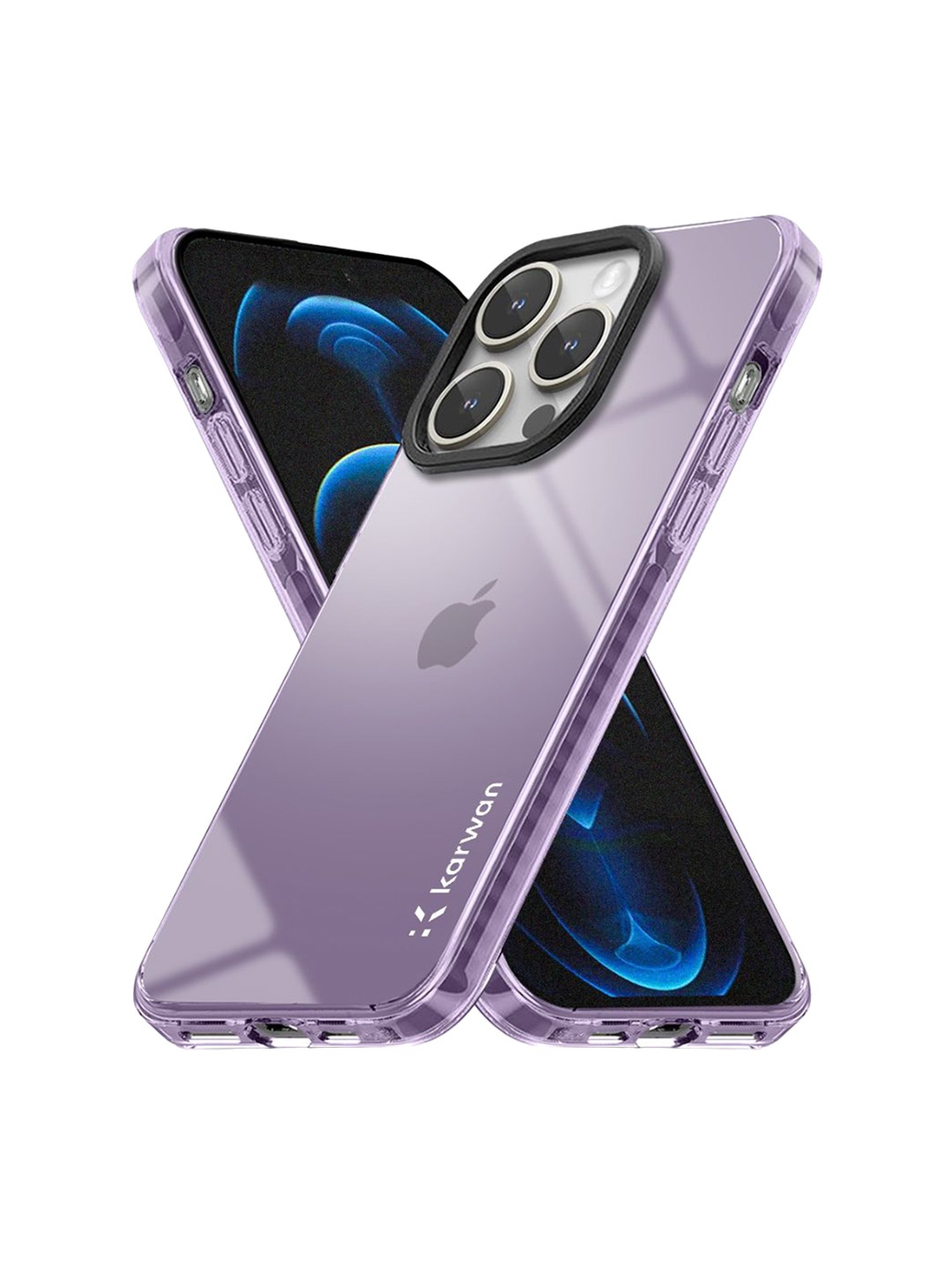 

Karwan Solid Printed iPhone 11 Pro Max Back Case Mobile Accessories, Purple