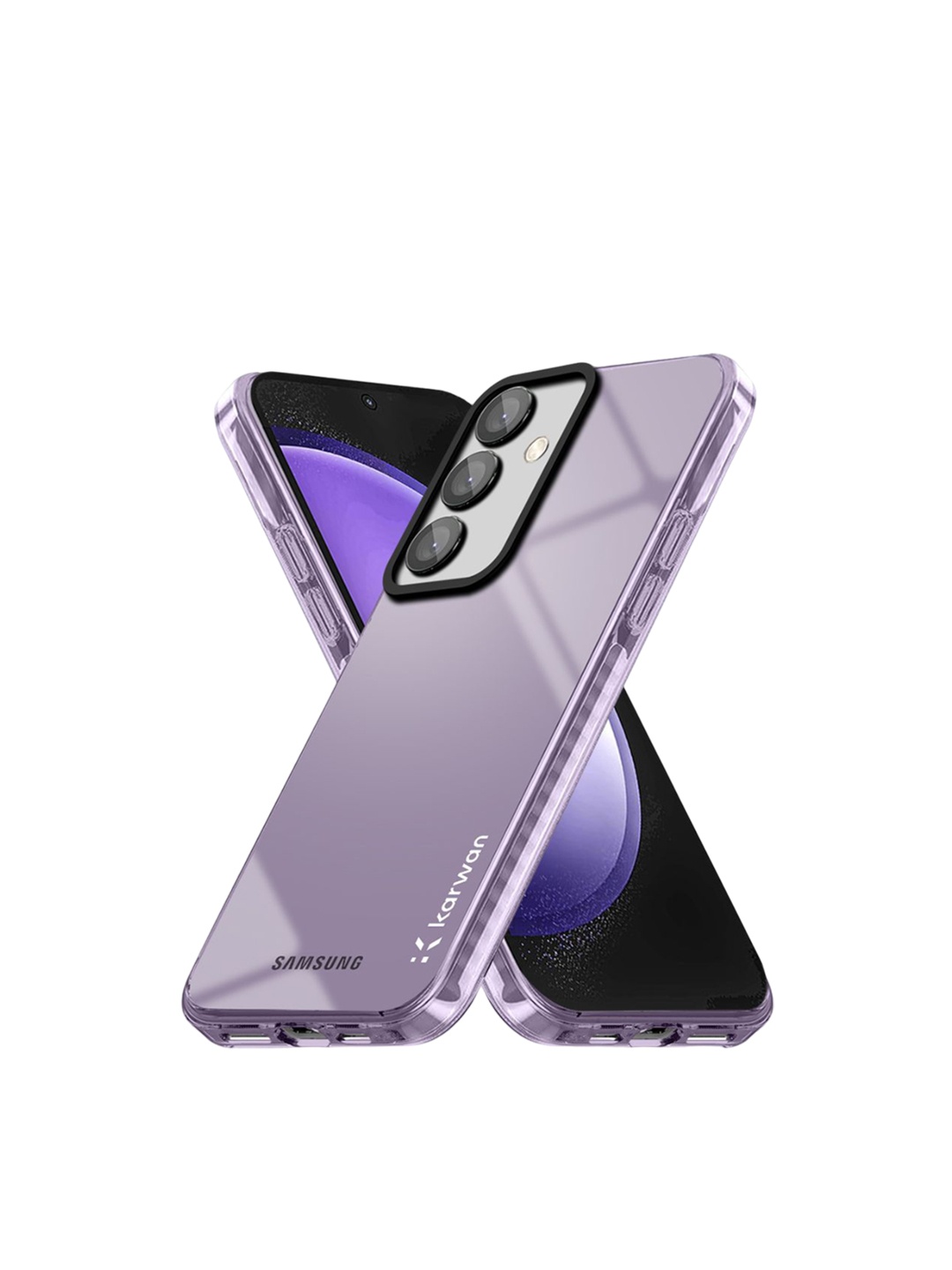 

Karwan Solid Printed Back Case Mobile Accessories, Purple