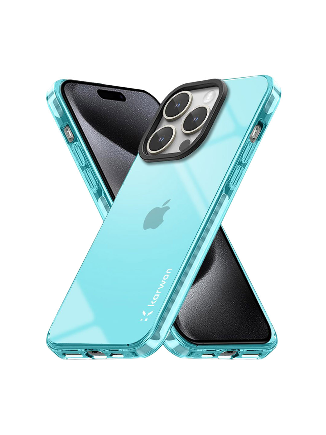 

Karwan Solid Printed iPhone 15 Pro Back Case Mobile Accessories, Green