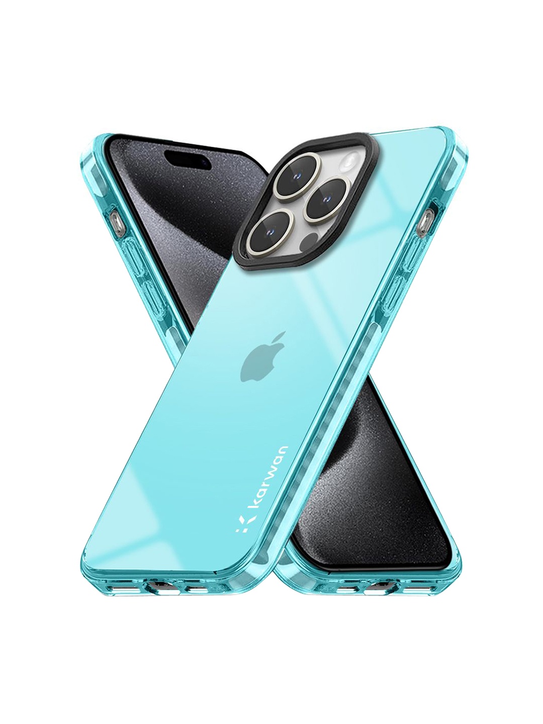 

Karwan Solid Printed iPhone 14 Pro Back Case Mobile Accessories, Blue