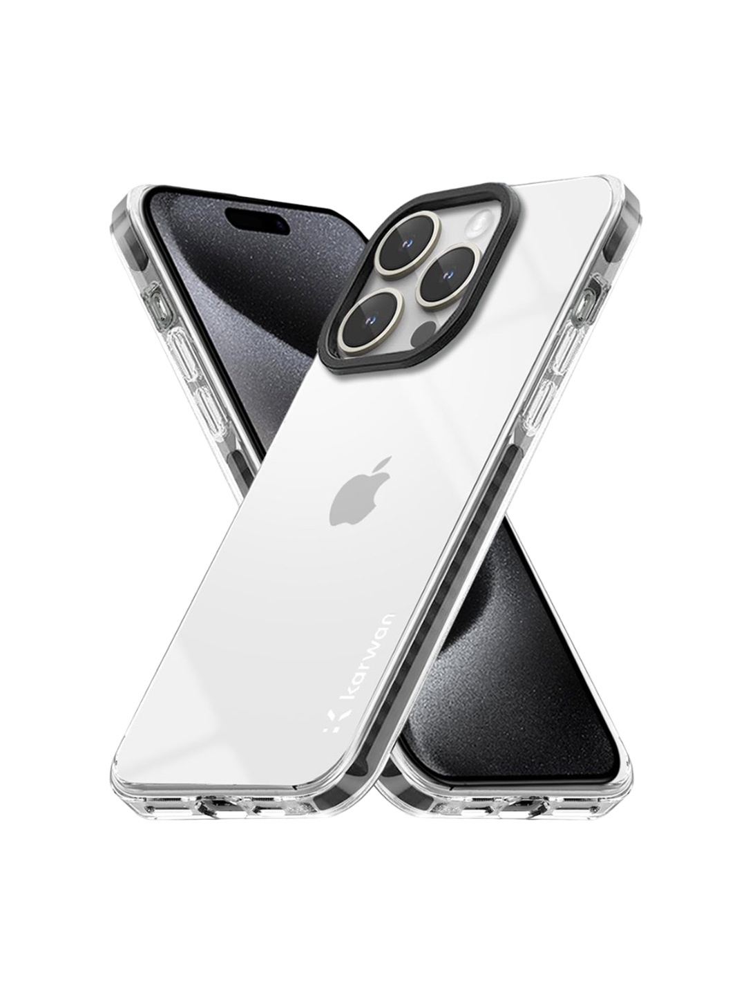

Karwan Solid Printed iPhone 14 Pro Back Case Mobile Accessories, Transparent