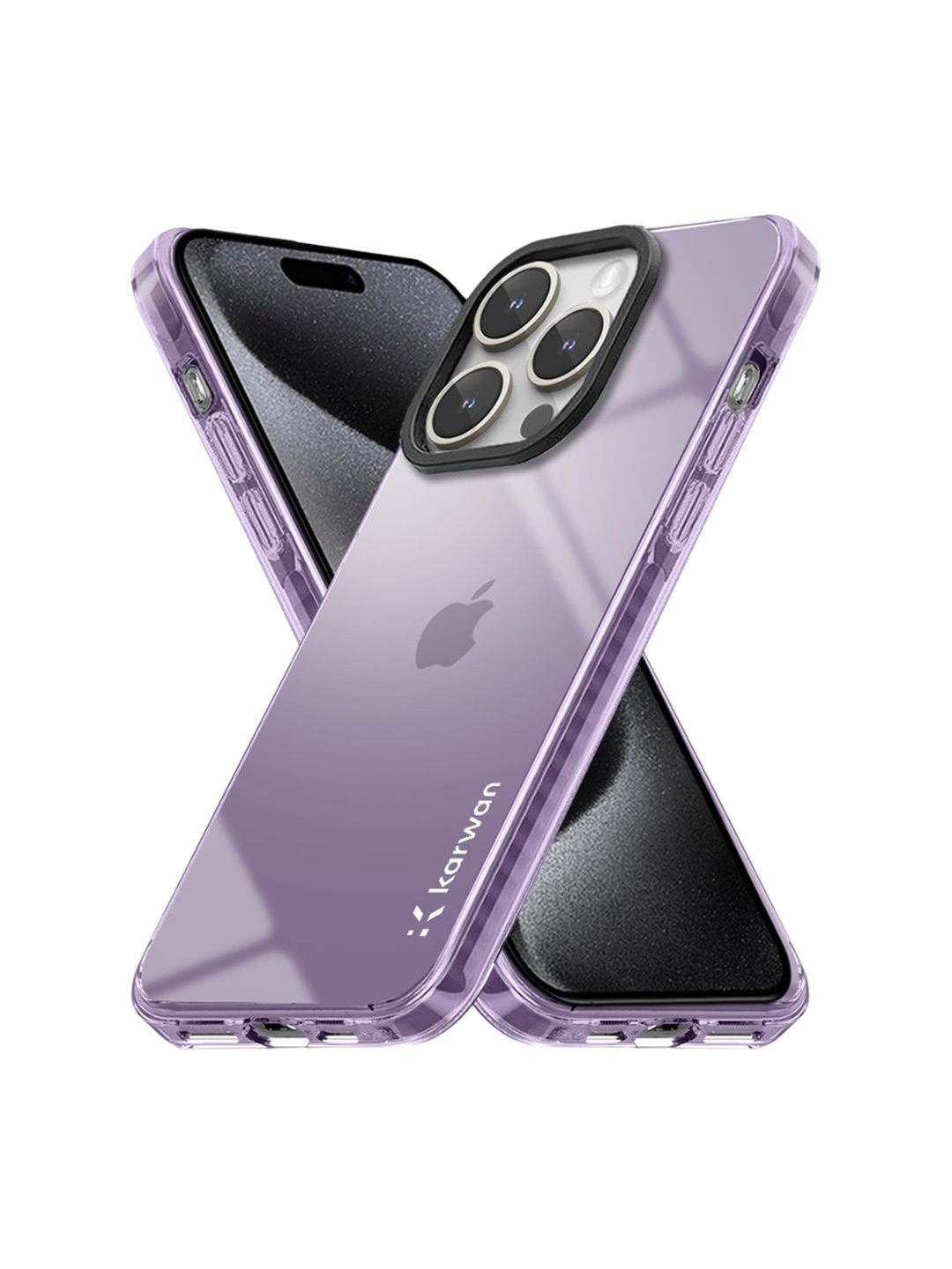 

Karwan Solid Printed iPhone 14 Pro Max Back Case Mobile Accessories, Purple