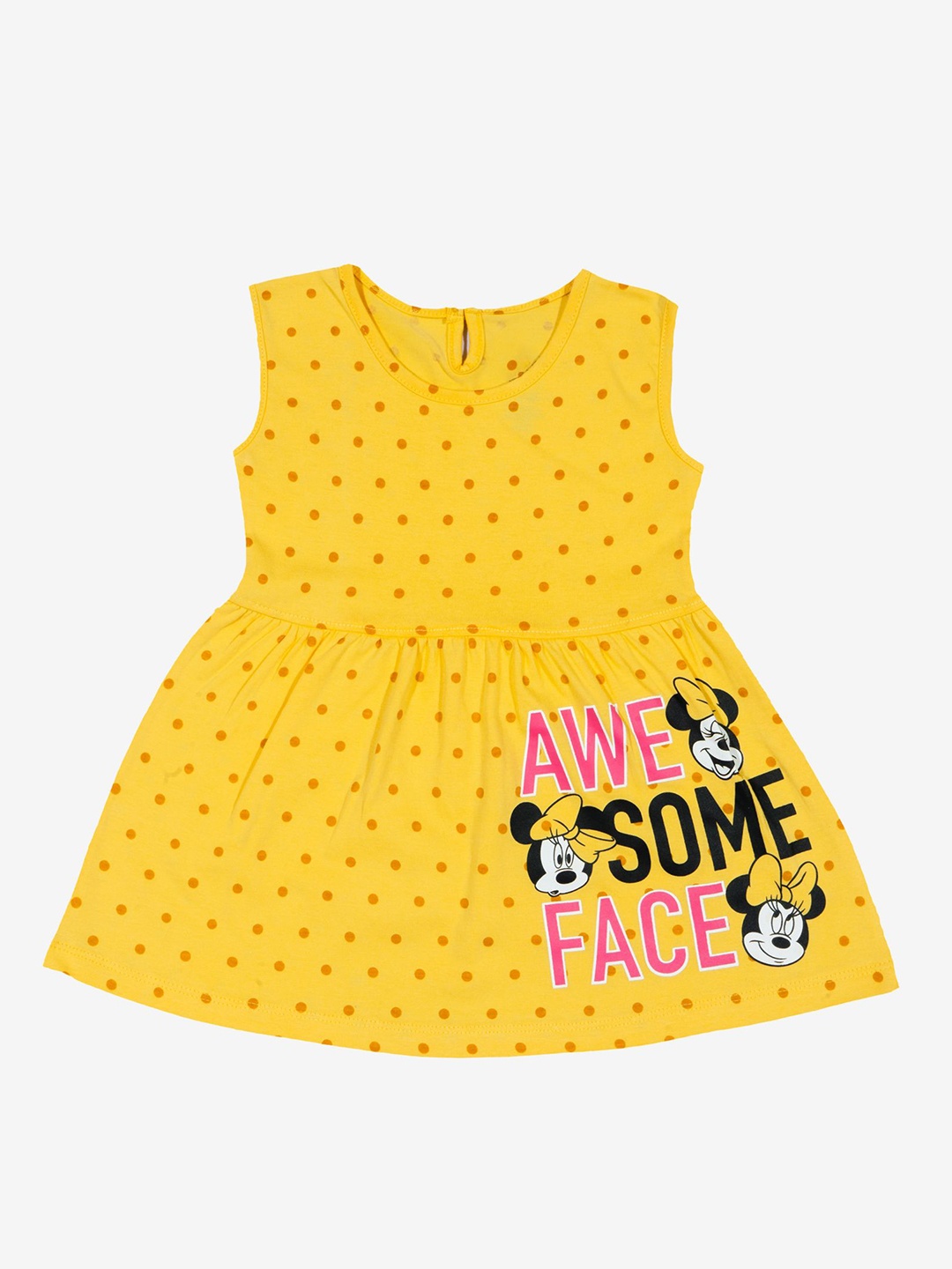 

Bodycare Girls Polka Dot Print Fit & Flare Dress, Yellow