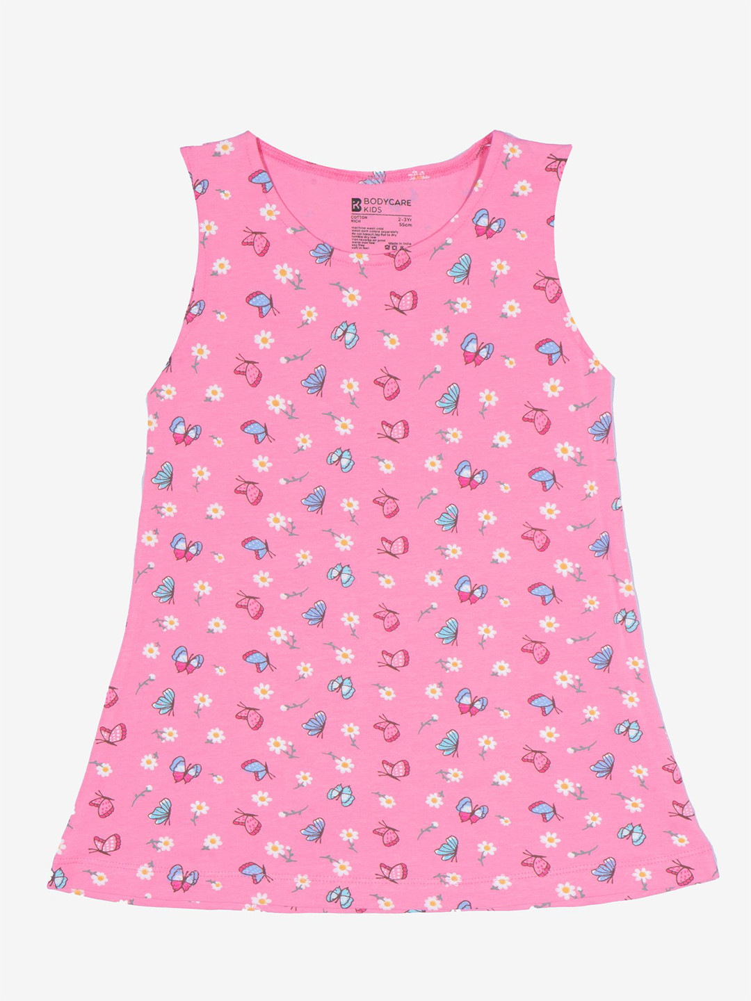 

Bodycare Girls Print A-Line Dress, Pink