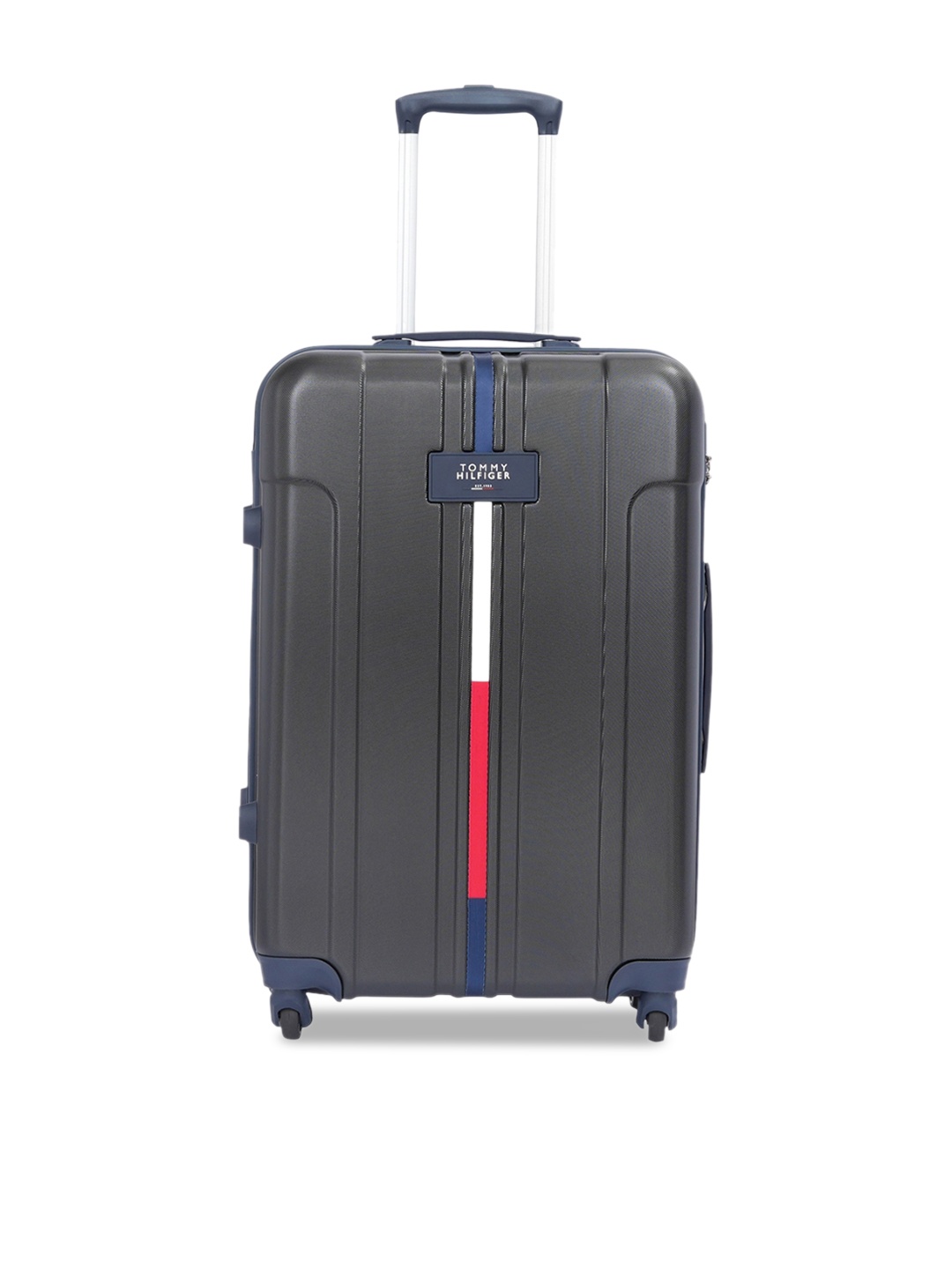 

Tommy Hilfiger Wyoming Textured Hard-Sided Trolley Bag, Black