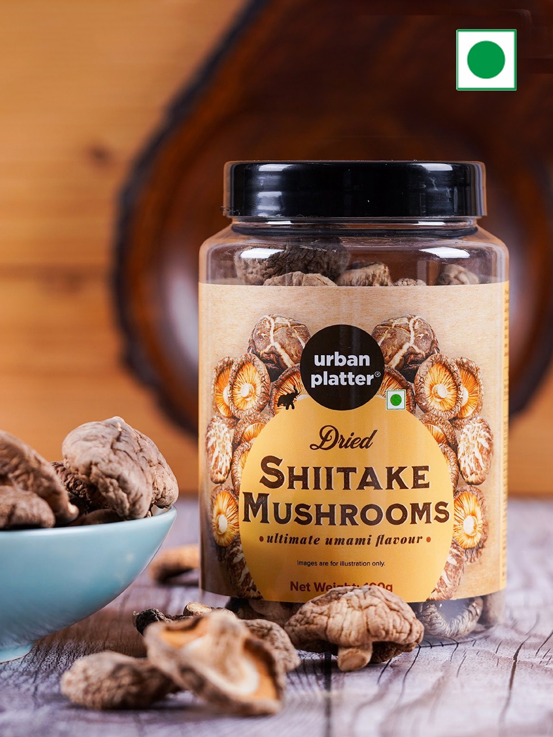 

URBAN PLATTER Dried Shiitake Mushrooms 100g, Assorted