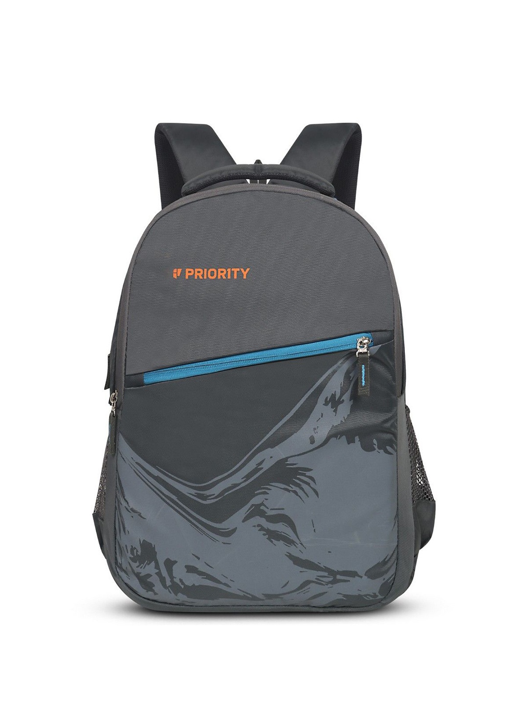 

Priority Kids-Unisex Non-Padded Backpack, Grey