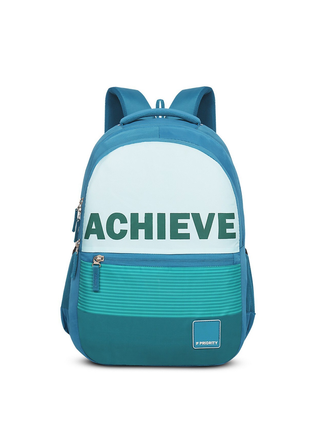 Priority Kids-Unisex Typography Backpack, Blue