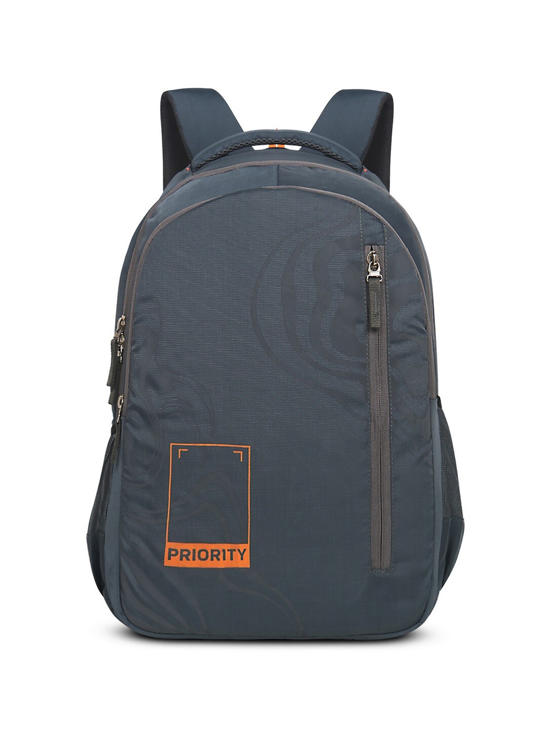 

Priority Kids-Unisex Typography Backpack, Grey