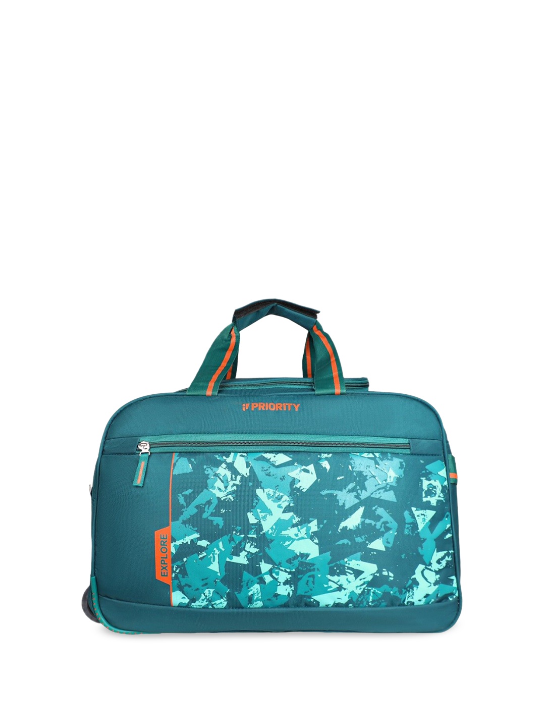 

Priority Printed Medium Casual Duffel Bag, Blue