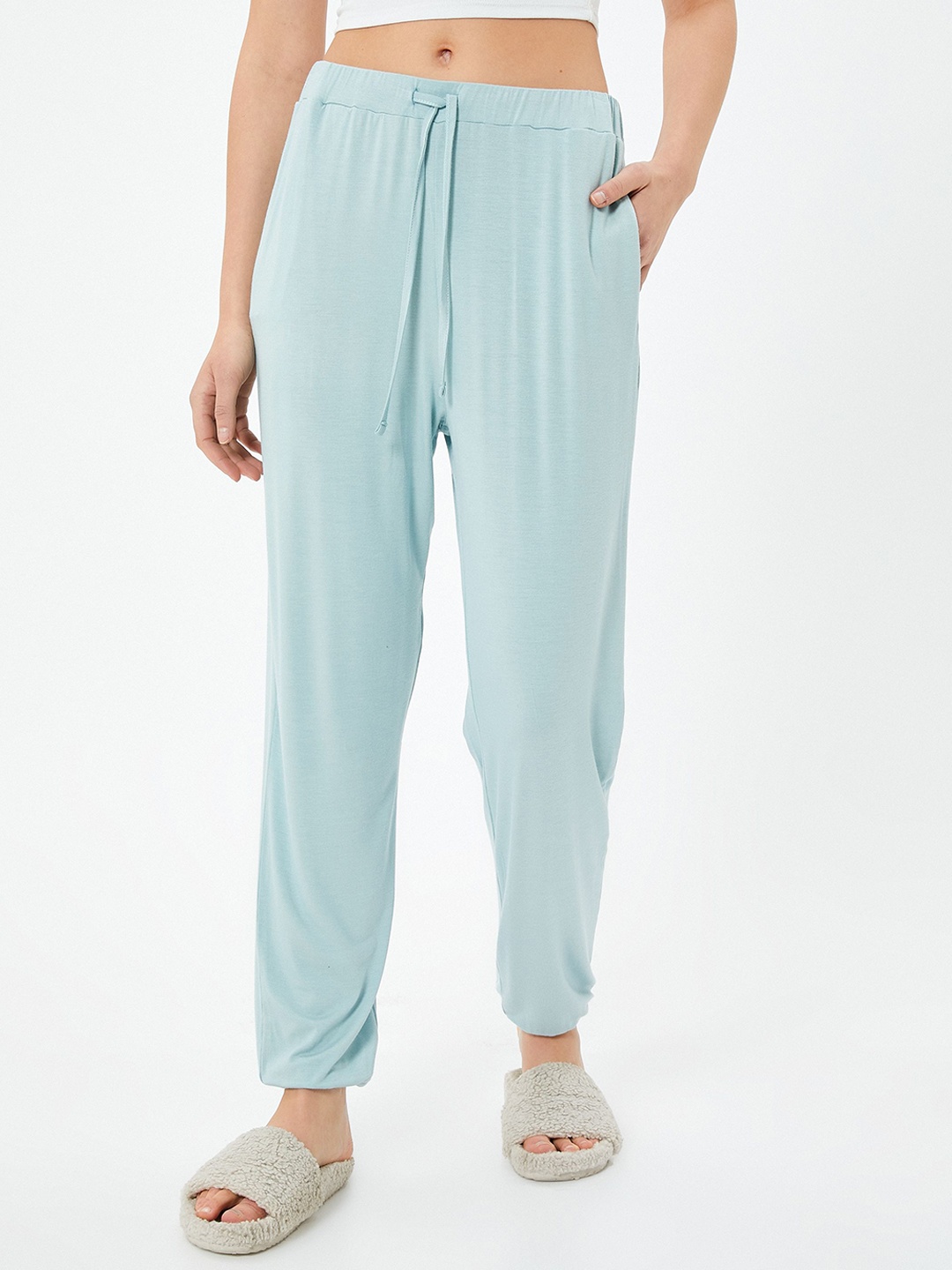 

Koton Round Neck Short Sleeves Night suit, Blue