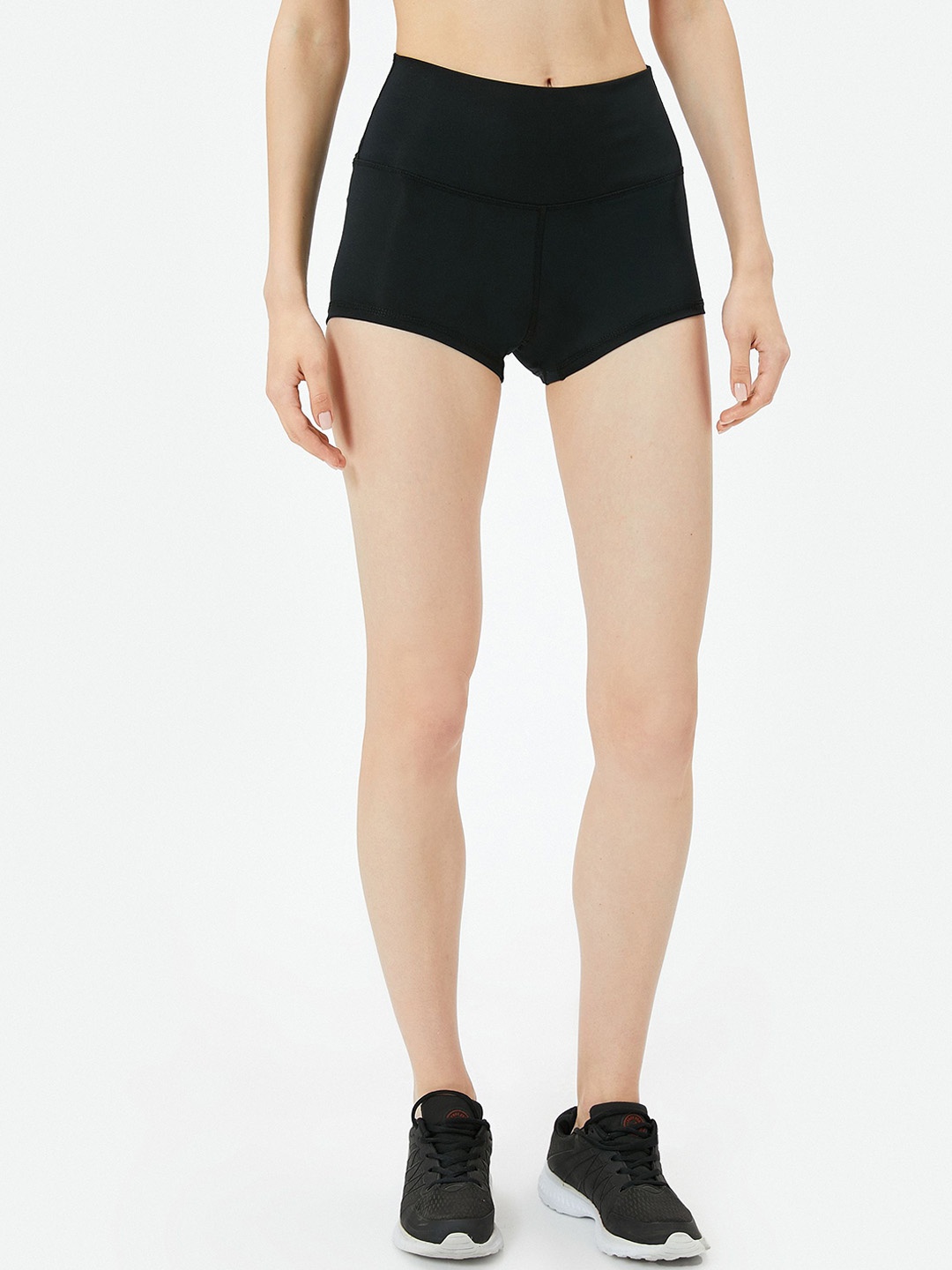 

Koton Women Mid-Rise Above Knee-Length Tights, Black