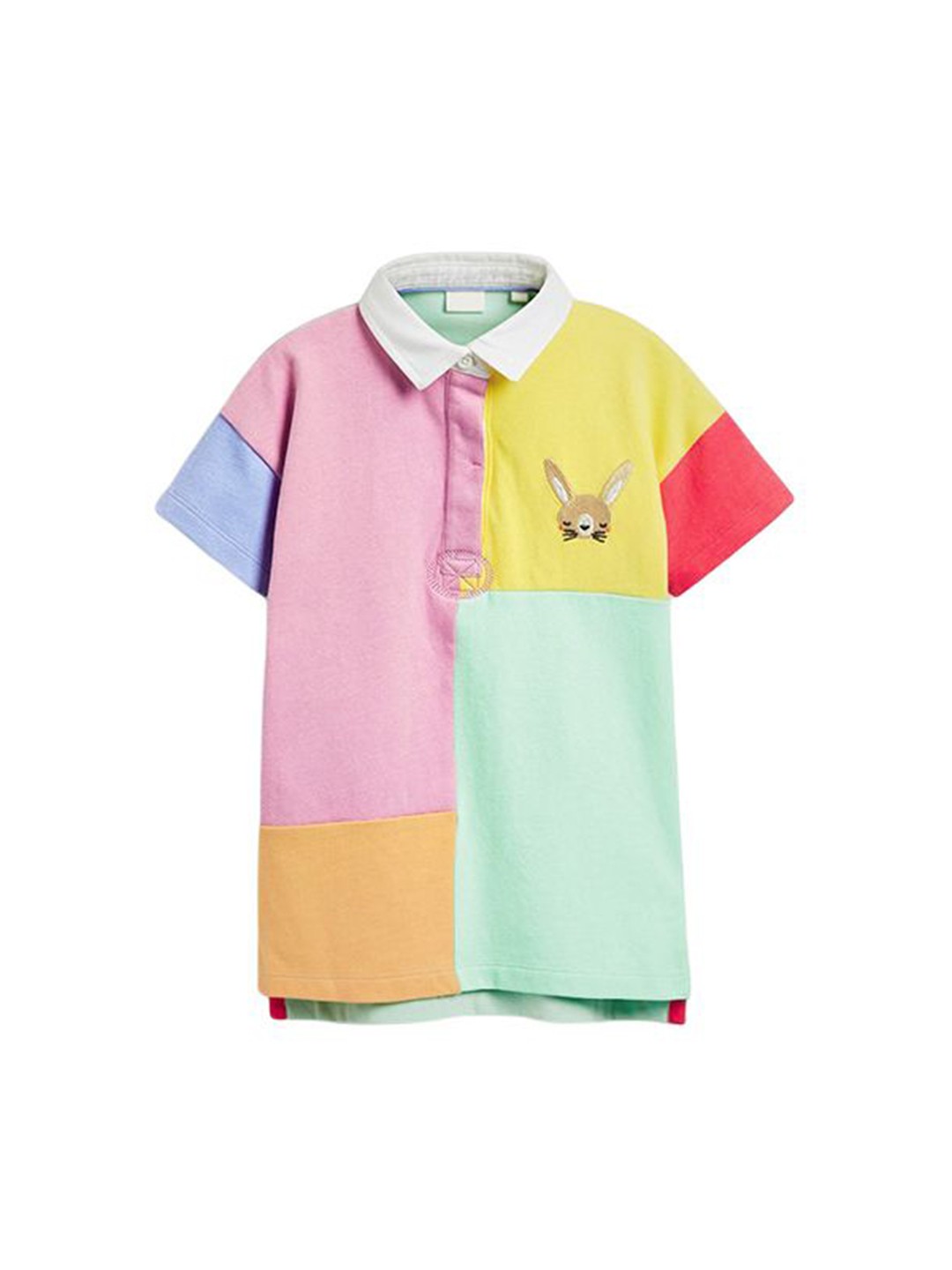

TrendyKid Short Sleeves Colourblocked T-shirt Dress, Multi