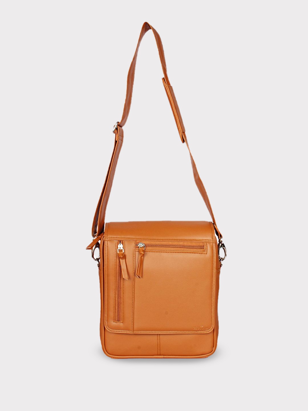 

Clotche PU Structured Sling Bag with Tasselled, Tan