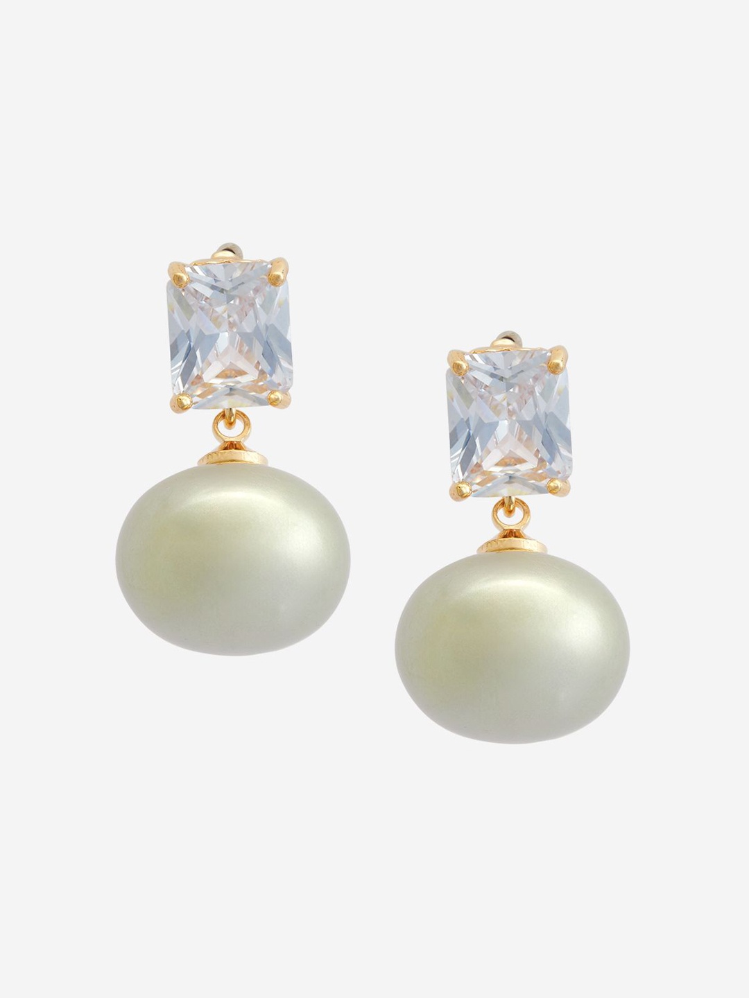 

Kushal's Fashion Jewellery Classic Drop Earrings, Peach