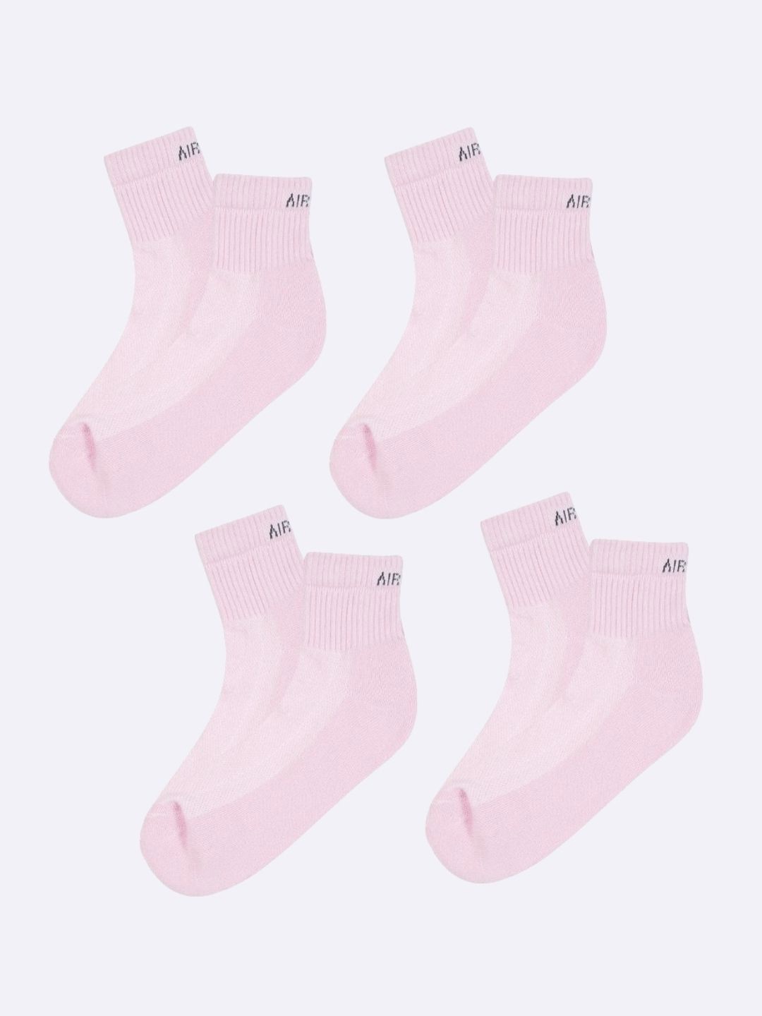 

AIR GARB Pack Of 4 Above Ankle-Length Socks, Pink