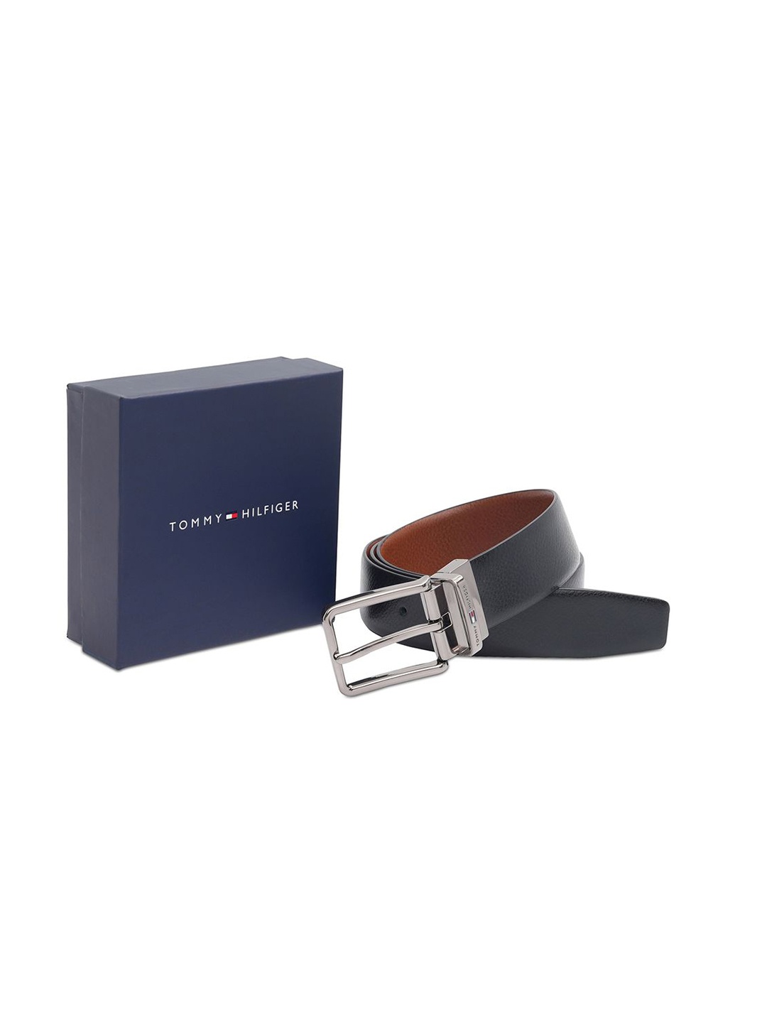 

Tommy Hilfiger Men Solid Tang Closure Formal Belt, Black