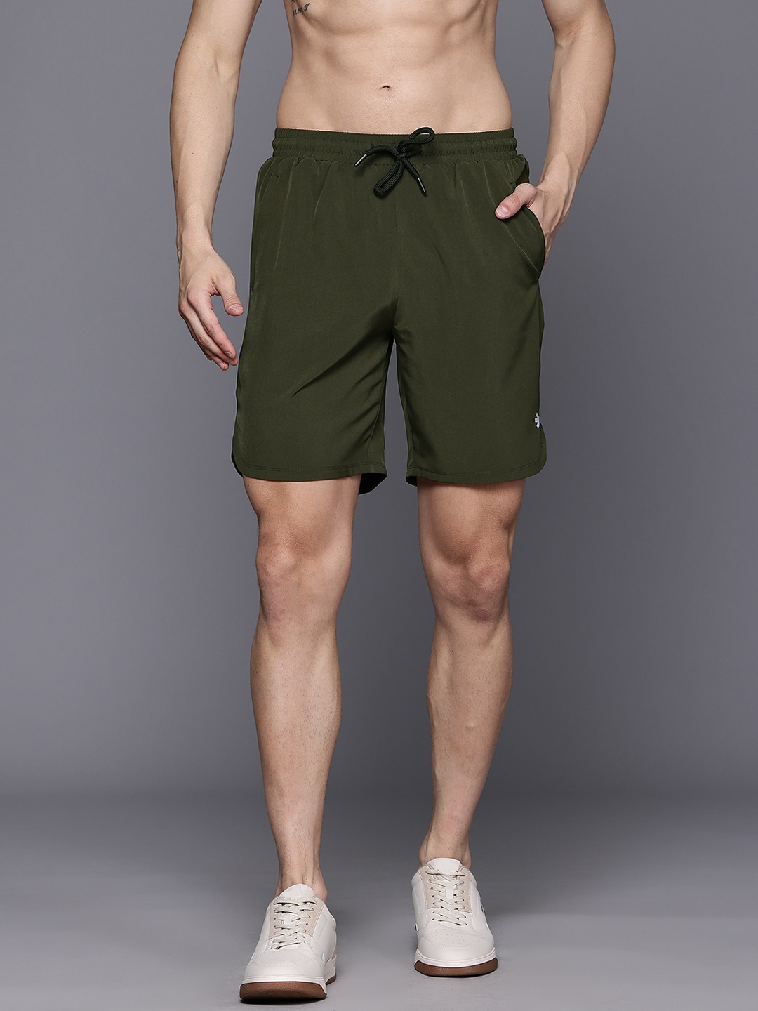 

HRX by Hrithik Roshan Men Casual Shorts, Olive