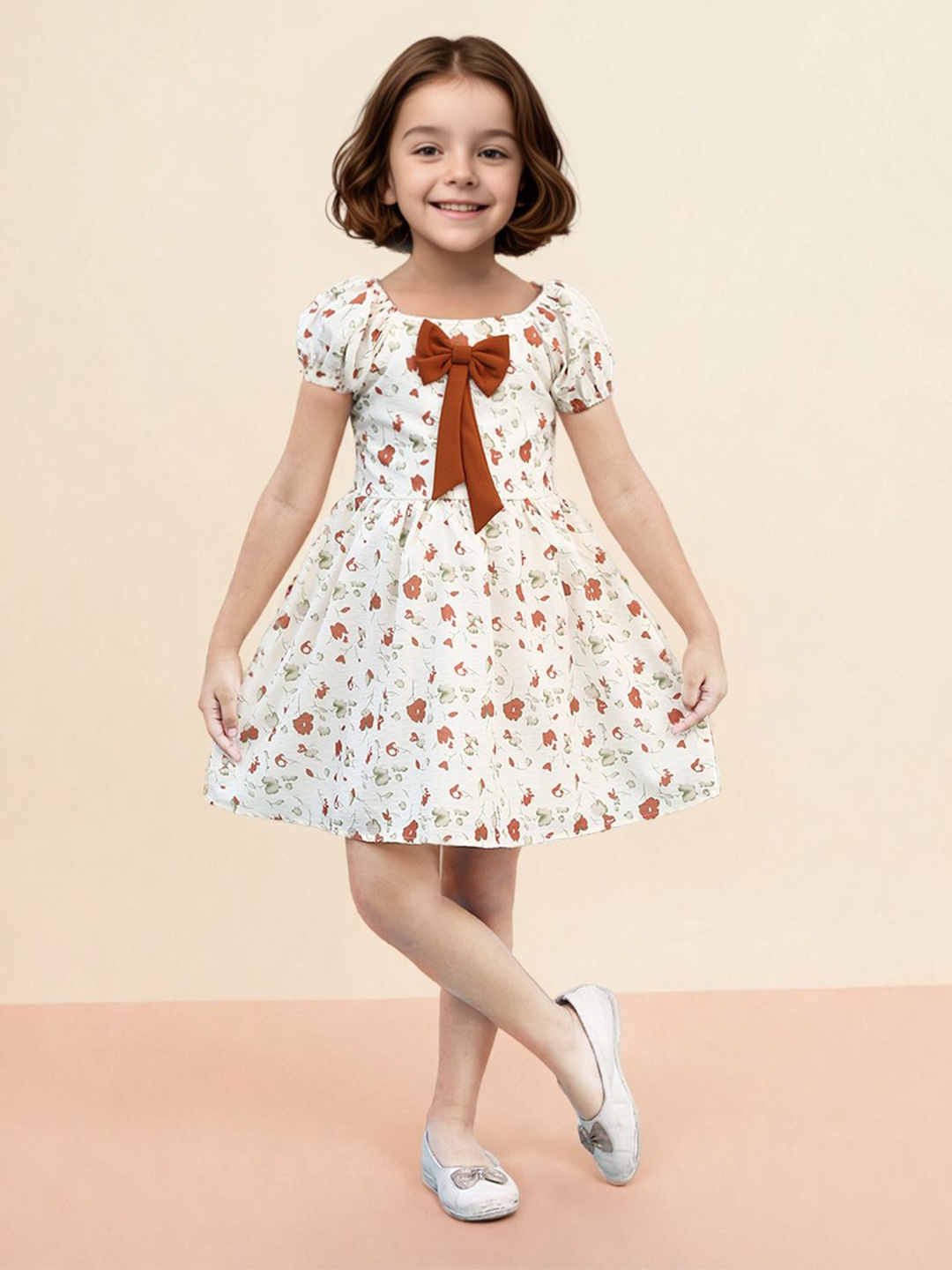

Toonyport Floral Print A-Line Dress, Multi