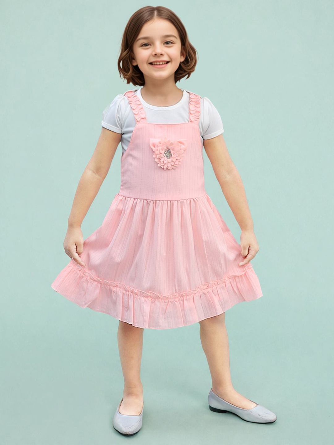 

Toonyport Fit and Flare Dress, Pink