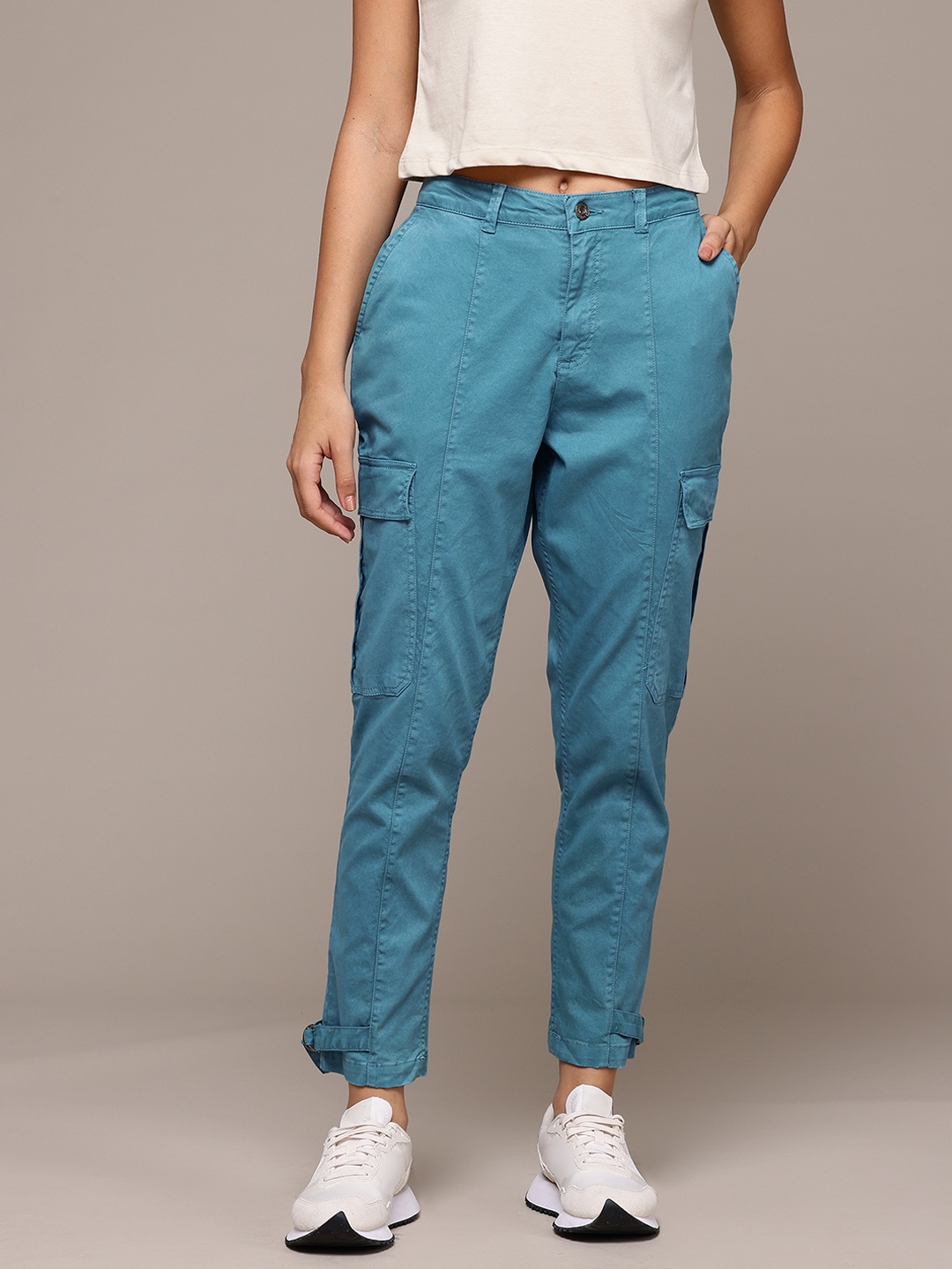 

Roadster Cargo Trousers, Teal