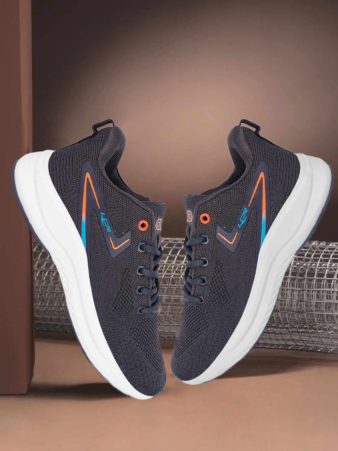 

Lancer Men Textile Running Shoes, Grey