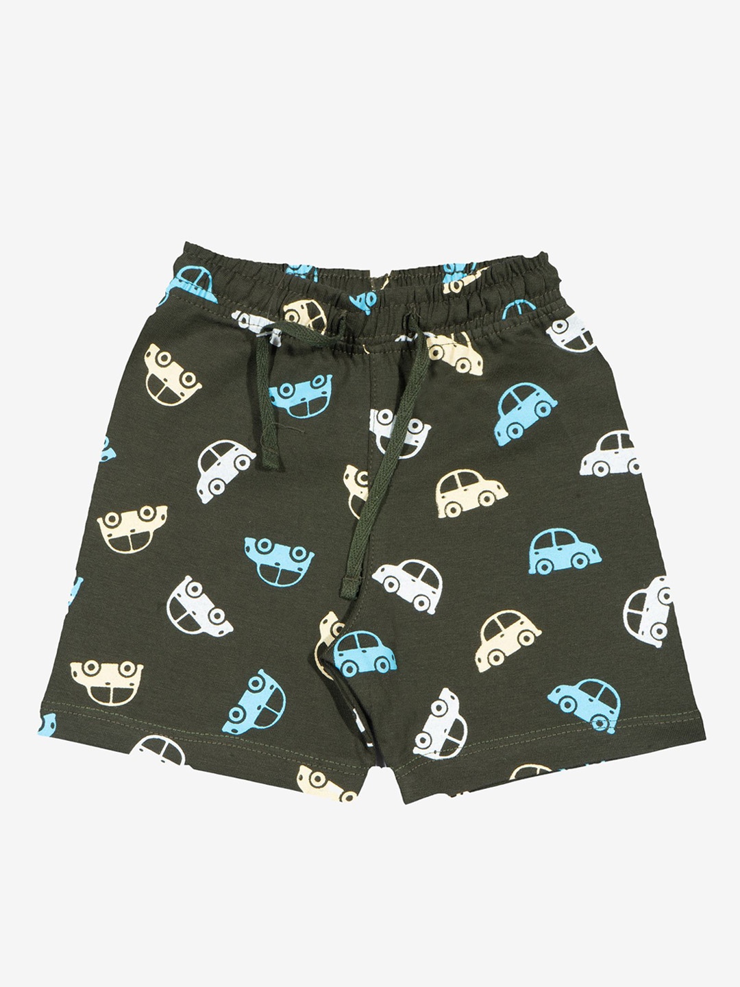 

Bodycare Kids Boys Conversational Printed Regular Fit Mid-Rise Shorts, Green