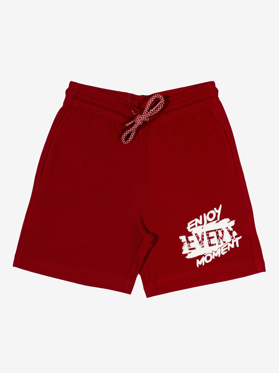 

Bodycare Kids Boys Mid-Rise Cotton Shorts, Maroon