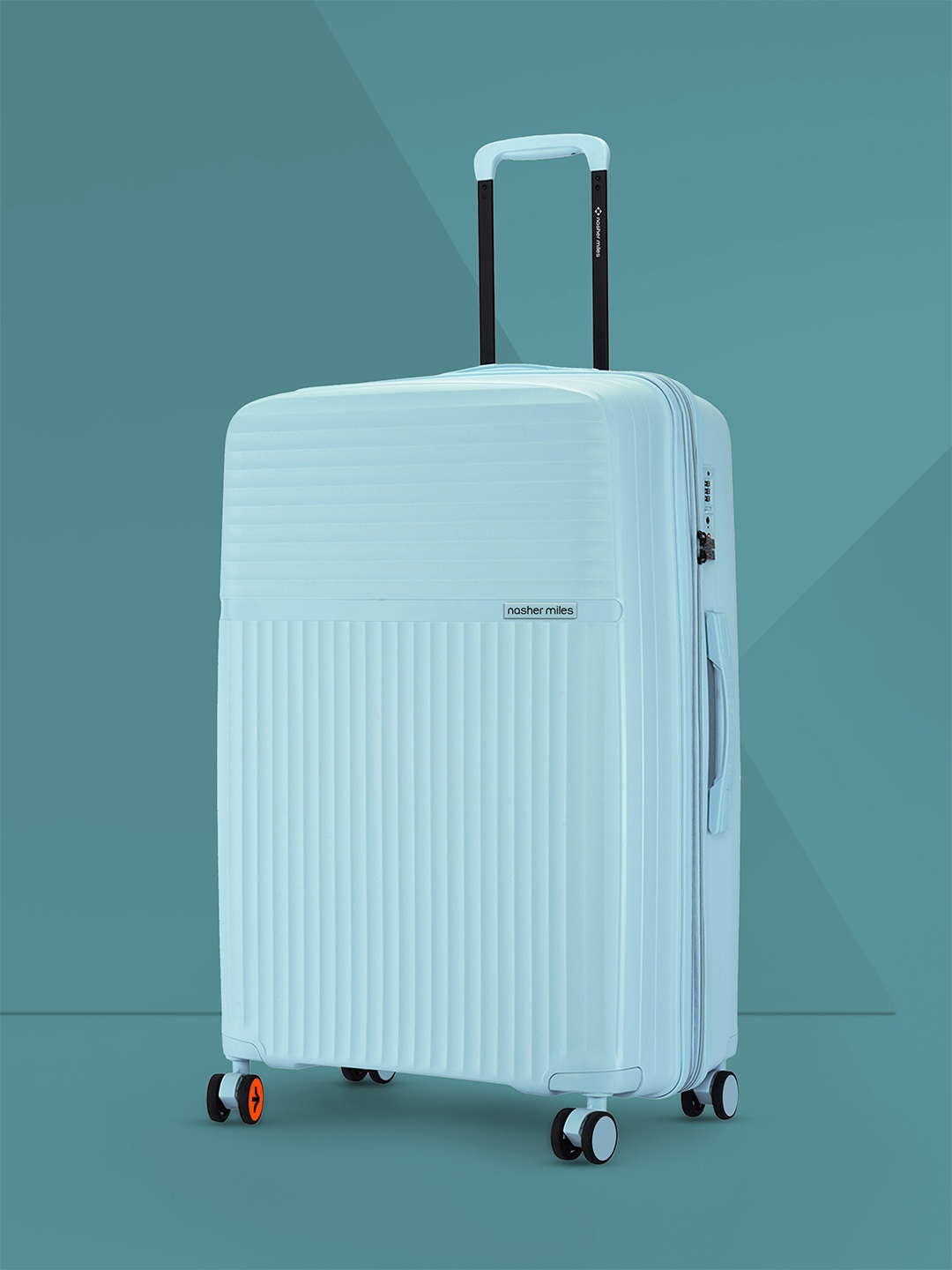 

Krabi Expander TSA Lock Polypropylene Large Light Blue Trolley Bag - 28 Inch (75 cm)