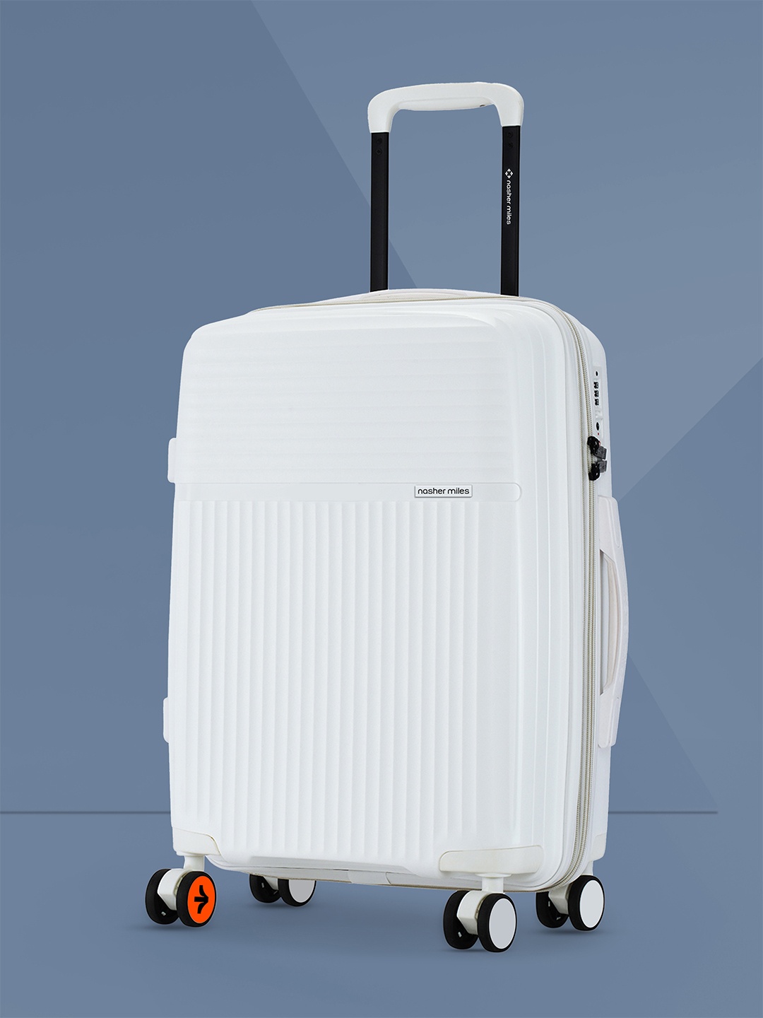 

Krabi Expander TSA Lock Polypropylene Cabin White Trolley Bag - 20 Inch (55 cm)