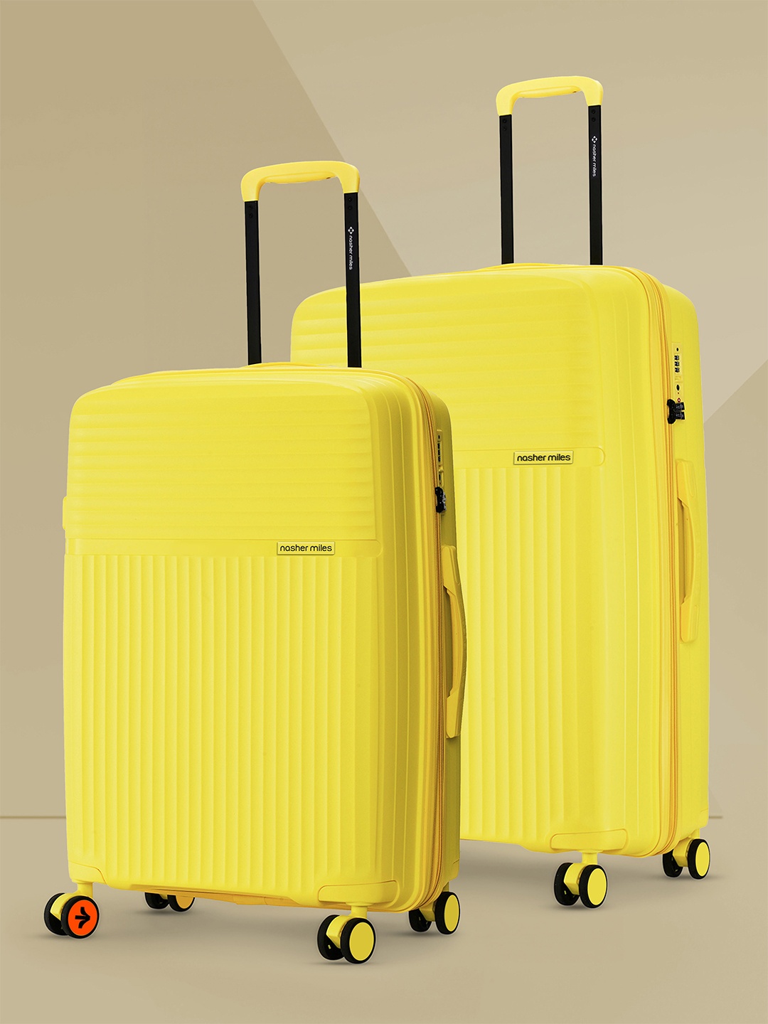 

Krabi Expander TSA Lock Polypropylene Medium-Large Yellow Trolley Bags (65-75 cm)