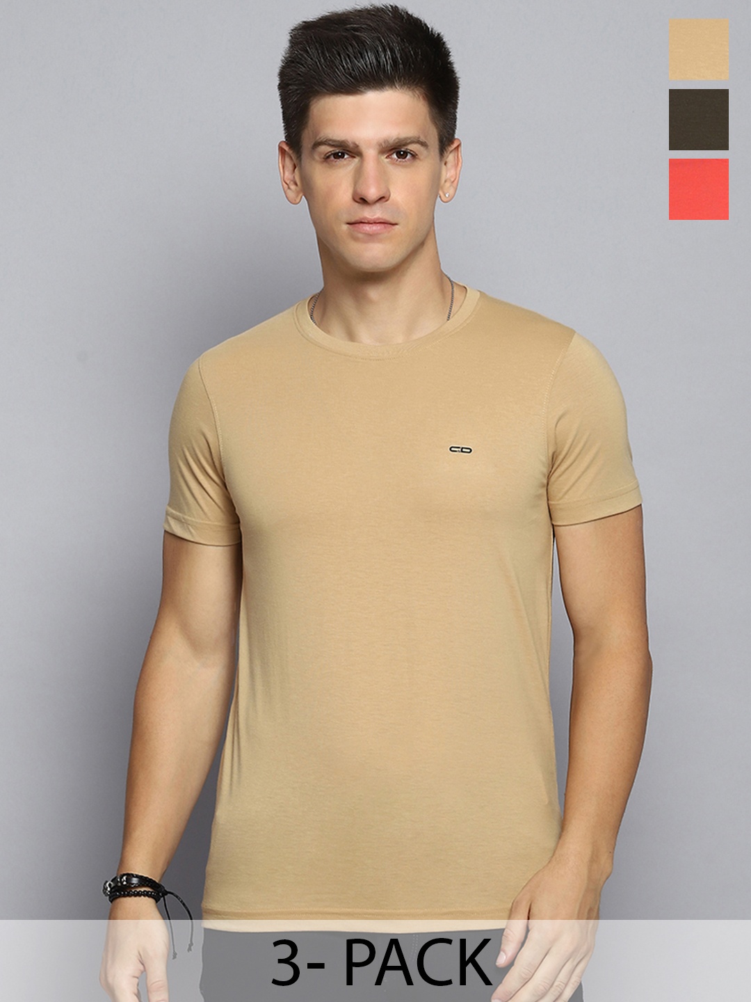 

Cloak & Decker by Monte Carlo Men 3 Pockets T-shirt, Red