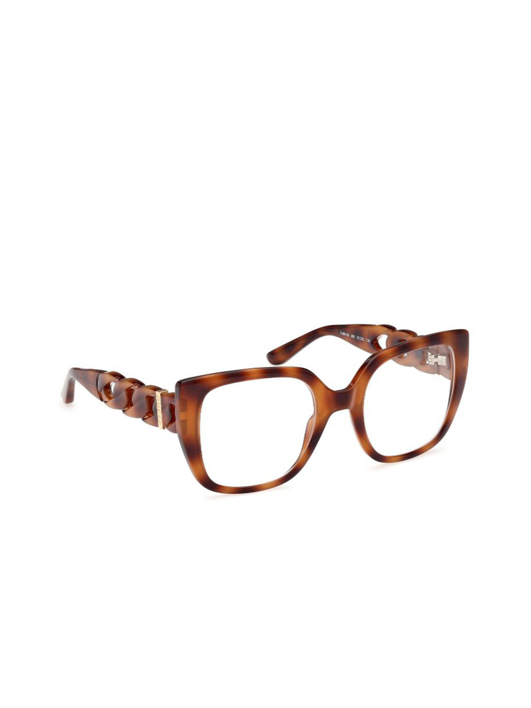 

GUESS Women Abstract Full Rim Square Frames, Brown