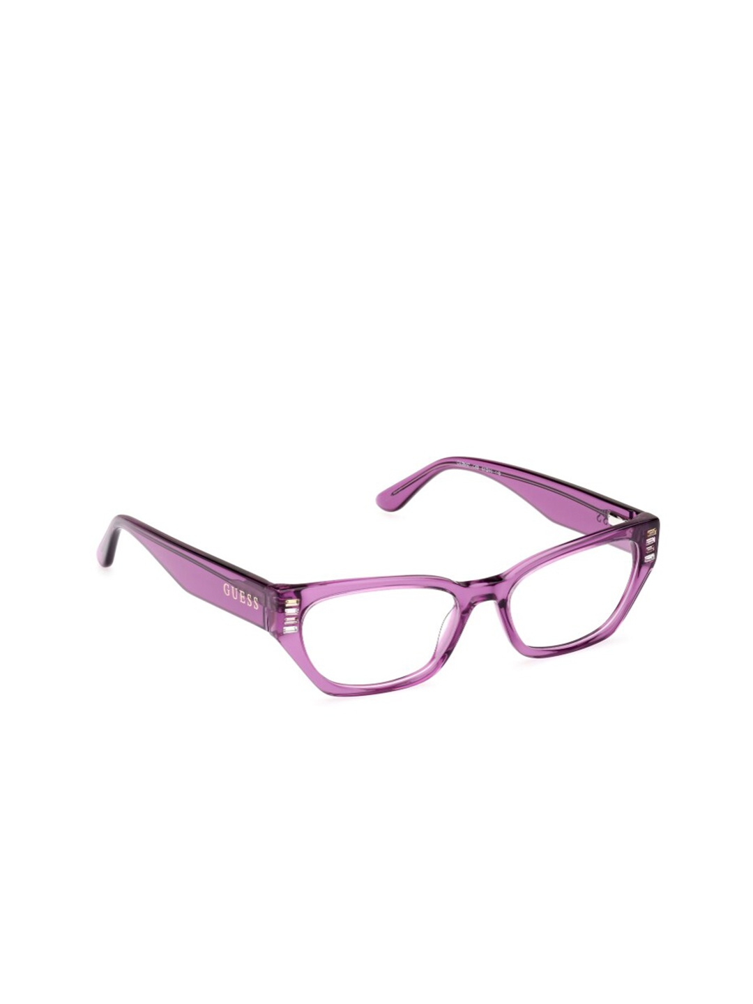 

GUESS Women Full Rim Square Frame, Transparent