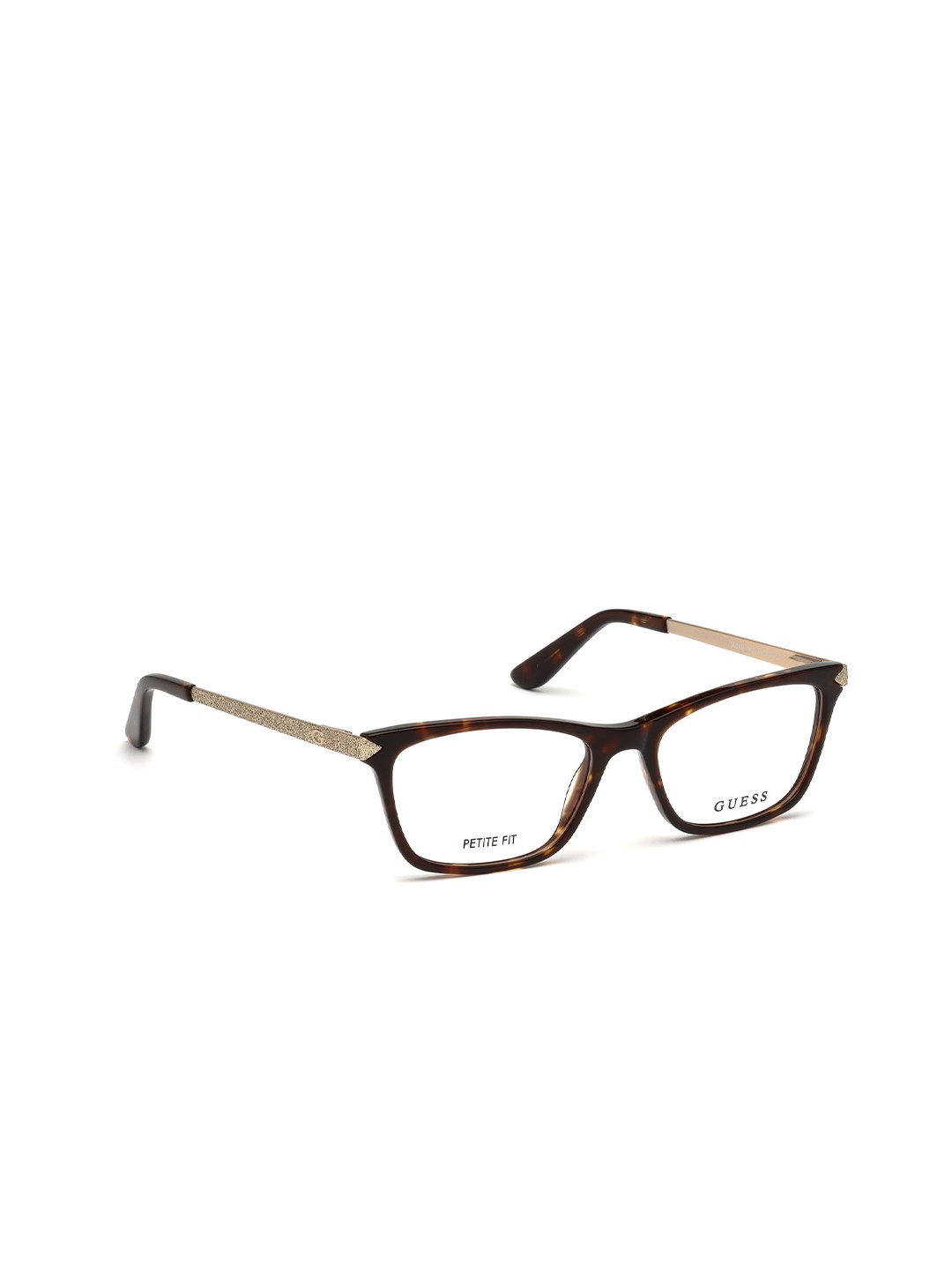 

GUESS Women Full Rim Square Frames, Brown