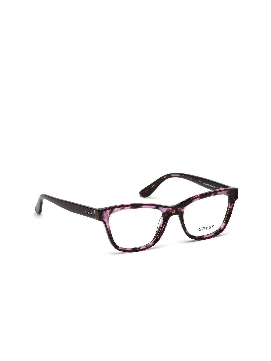 

GUESS Women Abstract Full Rim Square Frames, Purple