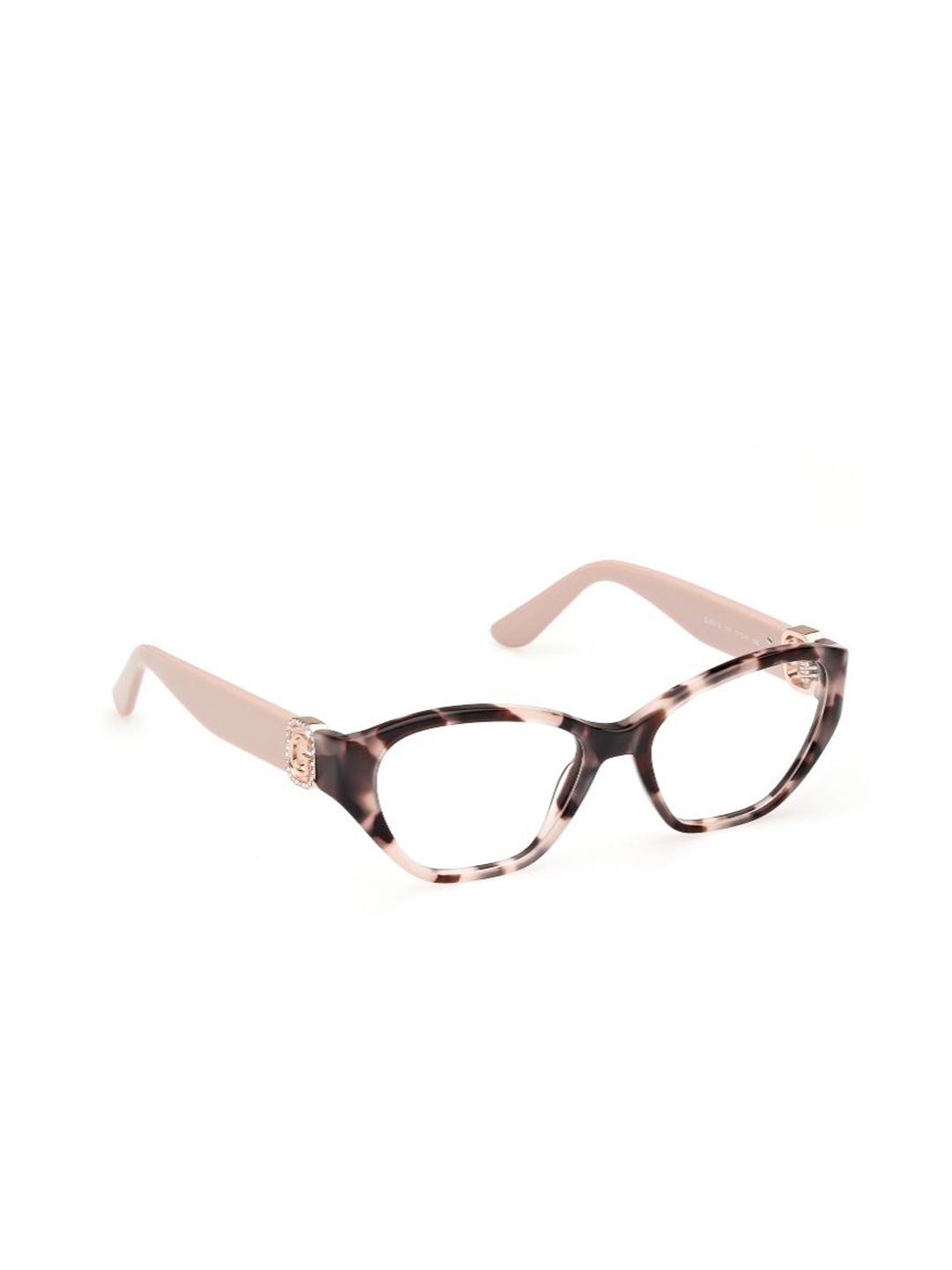

GUESS Women Abstract Full Rim Cateye Frames, White