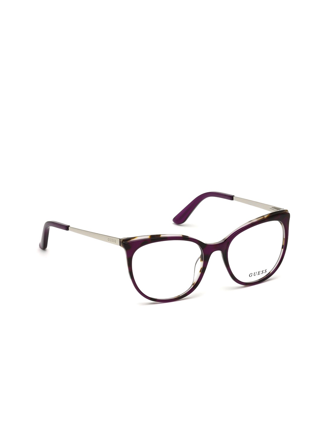 

GUESS Women Abstract Full Rim Oversized Frames, Violet