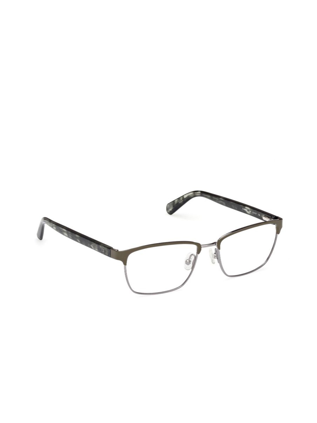 

GUESS Men Abstract Full Rim Rectangle Frames, Green